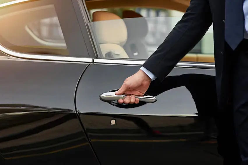 Best limo services in North Redondo Beach - South Bay Transportation luxury sedan.