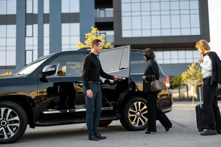 Casino Transportation Services in Palos Verdes, CA - Chauffeur opening door for luxury SUV